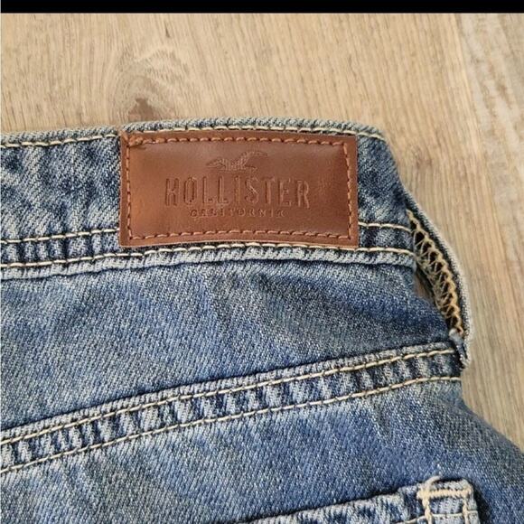 Hollister distress cut off high-rise mom shorts size 7 w28 - Picture 4 of 5